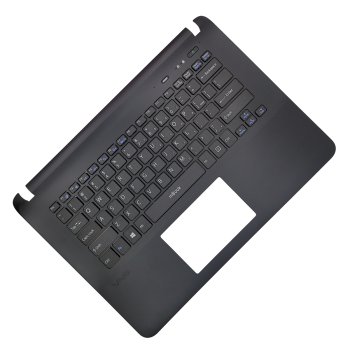 Palmrest com Teclado US Preto para Sony Vaio SVF1421MSG, 