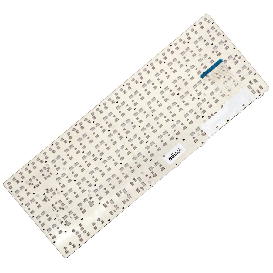 Teclado compatível Samsung BA59-03680A branco com ç, 