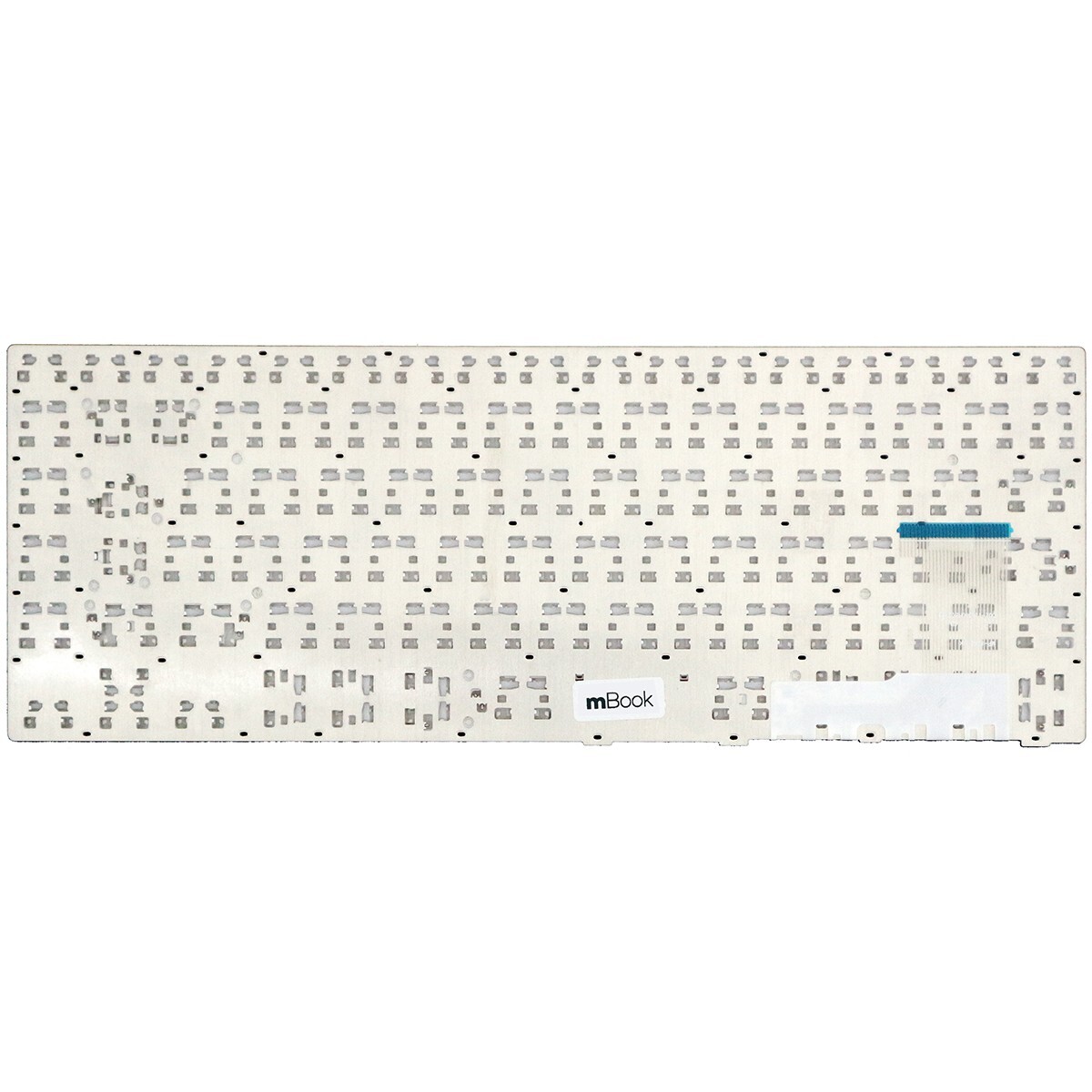 Teclado compatível Samsung BA59-03680A branco com ç, 