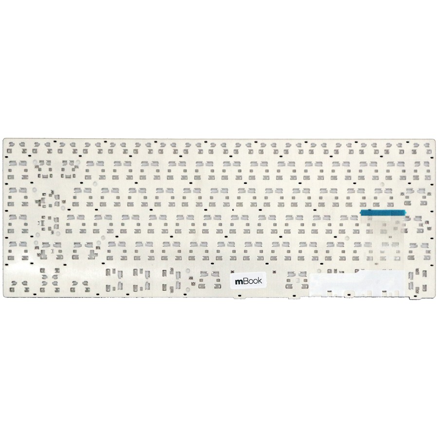 Teclado compatível Samsung BA59-03680A branco com ç, 