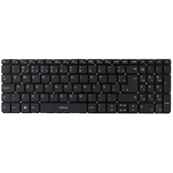 Teclado compatível Lenovo SN20N0459116 com ç e power, 