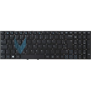 Teclado compatível com Samsung BA59-03075A com ç, 