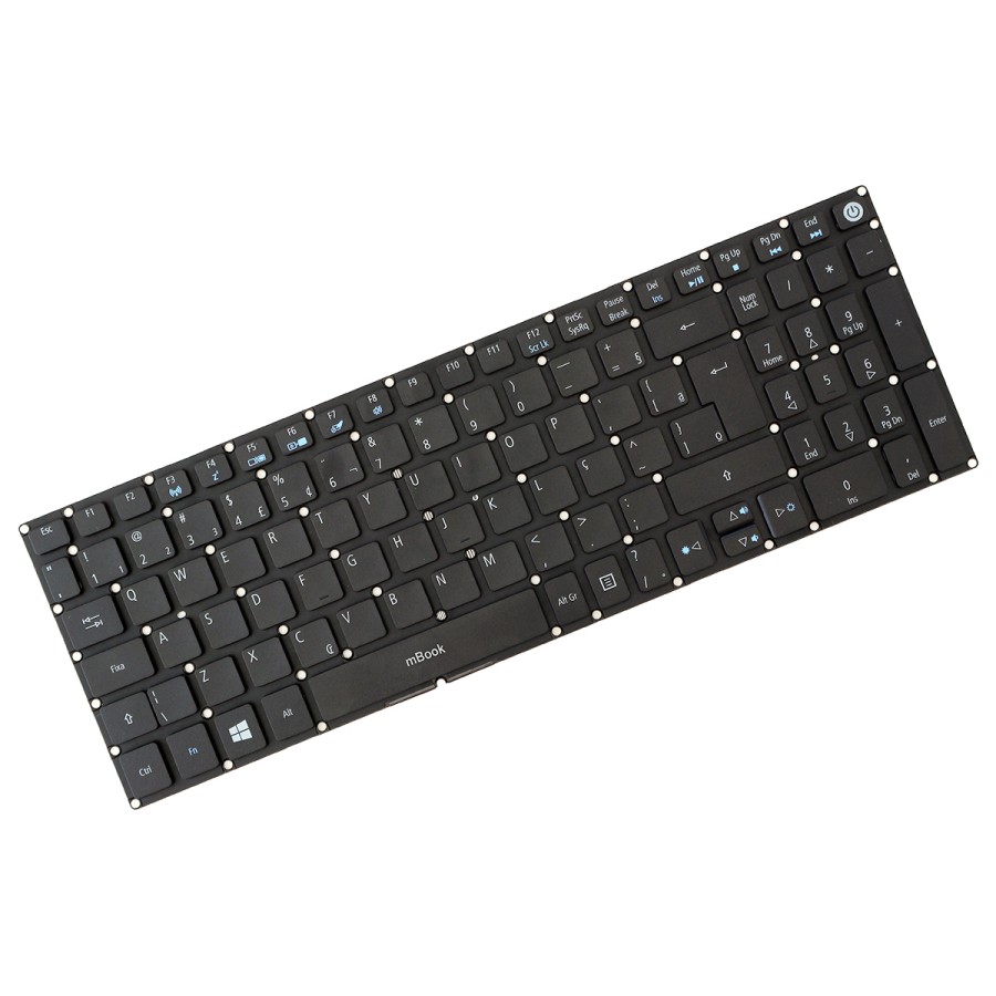 Teclado compatível Acer AEZAAR00110 com ç, 