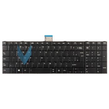Teclado compatível Toshiba V000320330 com ç, 