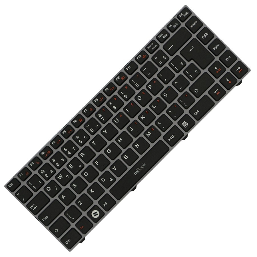 Teclado pra notebook compatível com PN pk130zm1a24, 