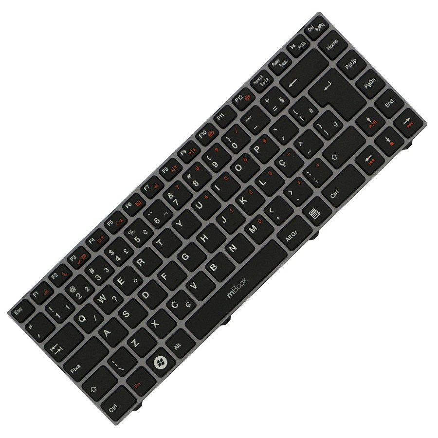 Teclado pra notebook compatível com PN pk130zm1a24, 