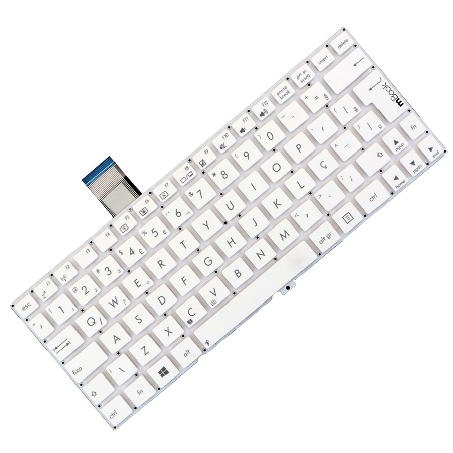 Teclado compatível Asus 0KNB0-0106BR00 com Ç, 