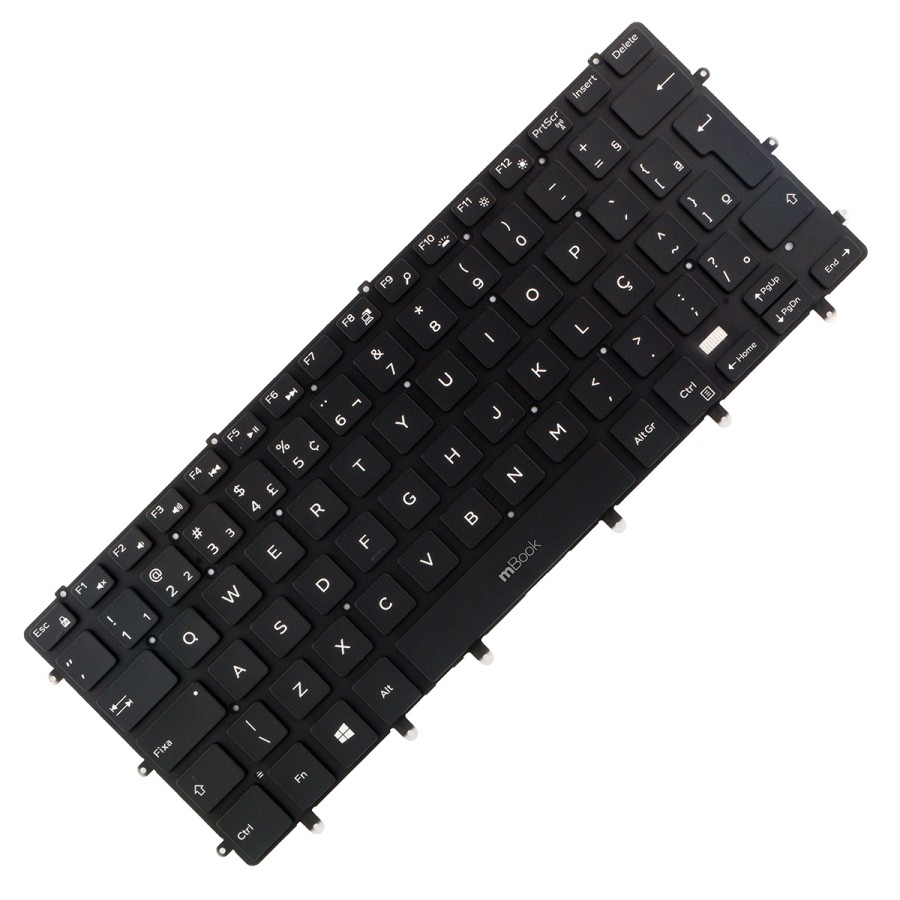 Teclado compatível 01D8GC com ç sem moldura com luz, 