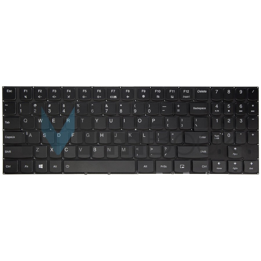 Teclado compatível Lenovo SN20Q99599 US com Led, 