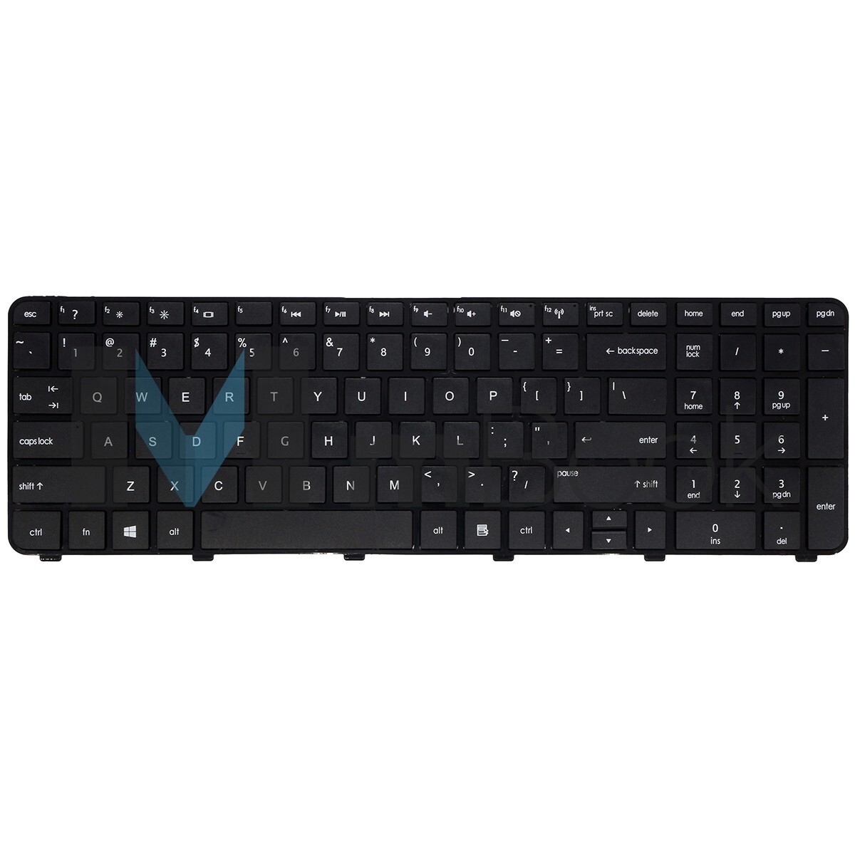 Teclado compatível com HP 664264-001 US, 