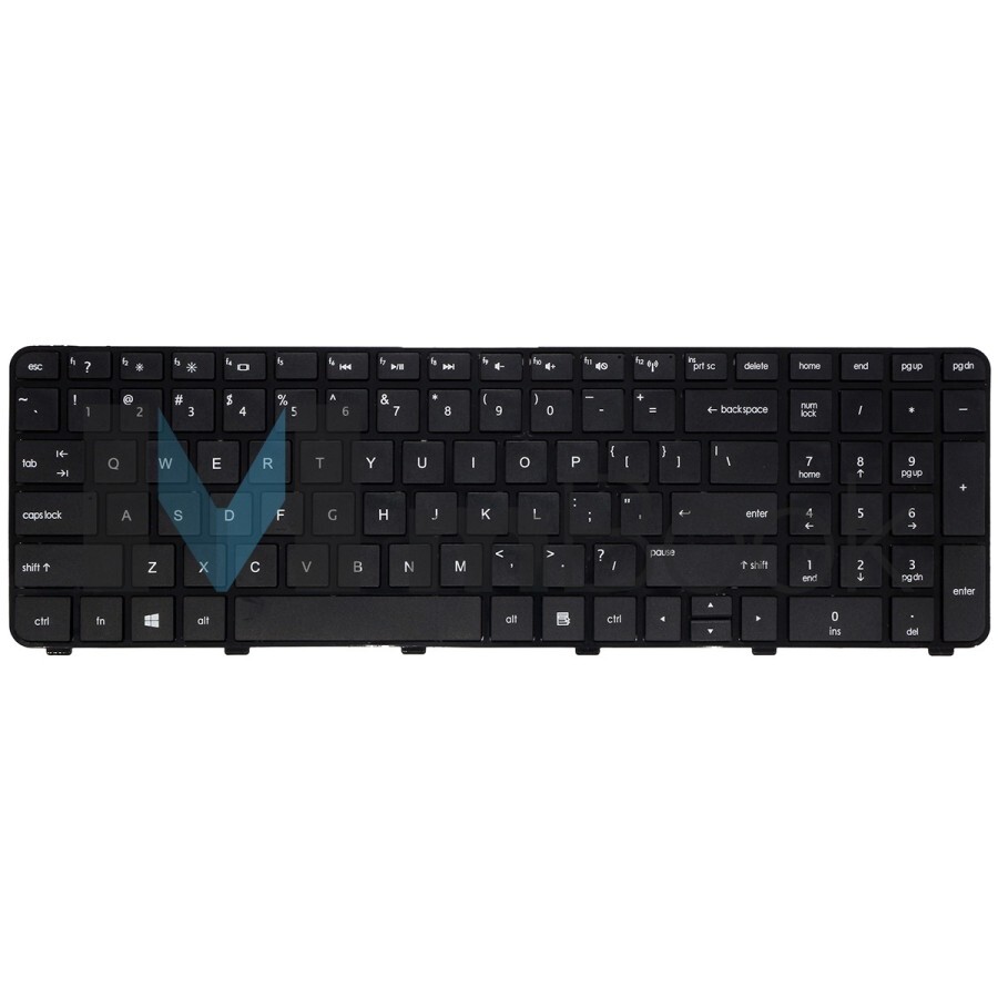 Teclado compatível com HP 634016-001 US, 