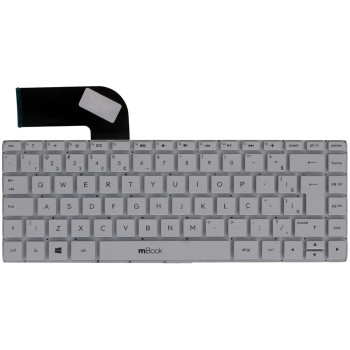 Teclado compatível HP 773713-201 branco com Ç, 