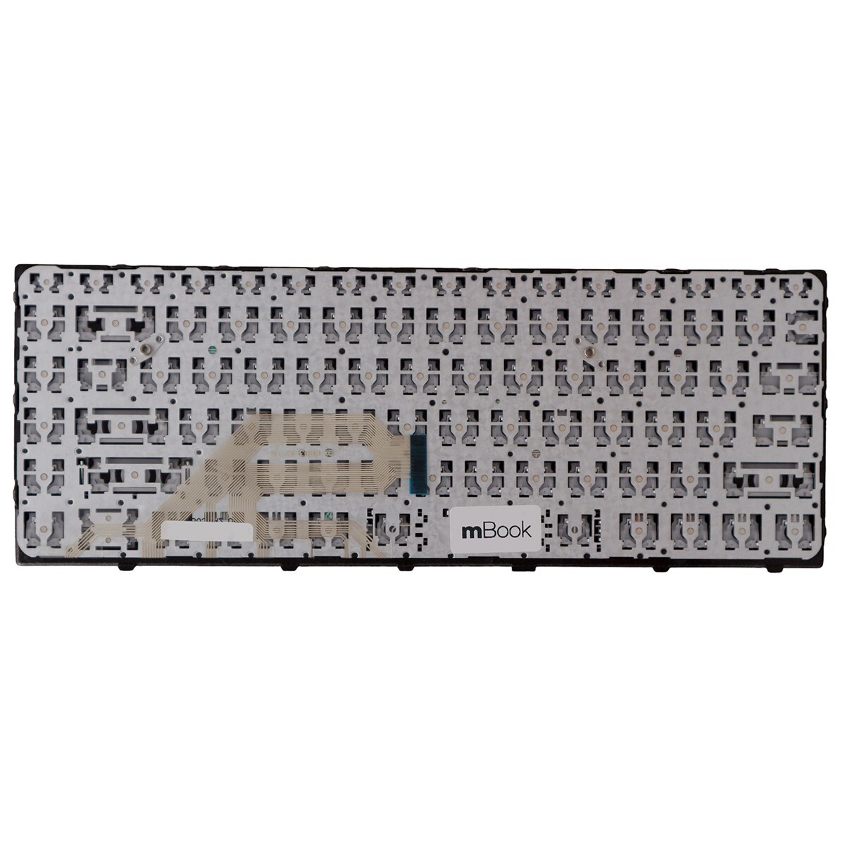 Teclado compatível HP SG-87710-40A moldura prata, 