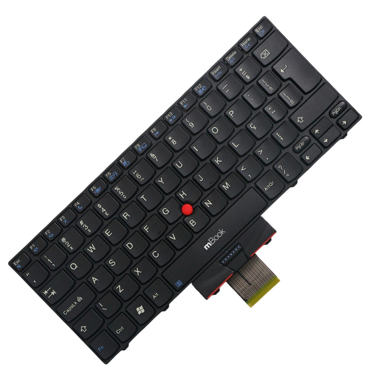 Teclado compatível Lenovo 60Y9370 com Ç, 