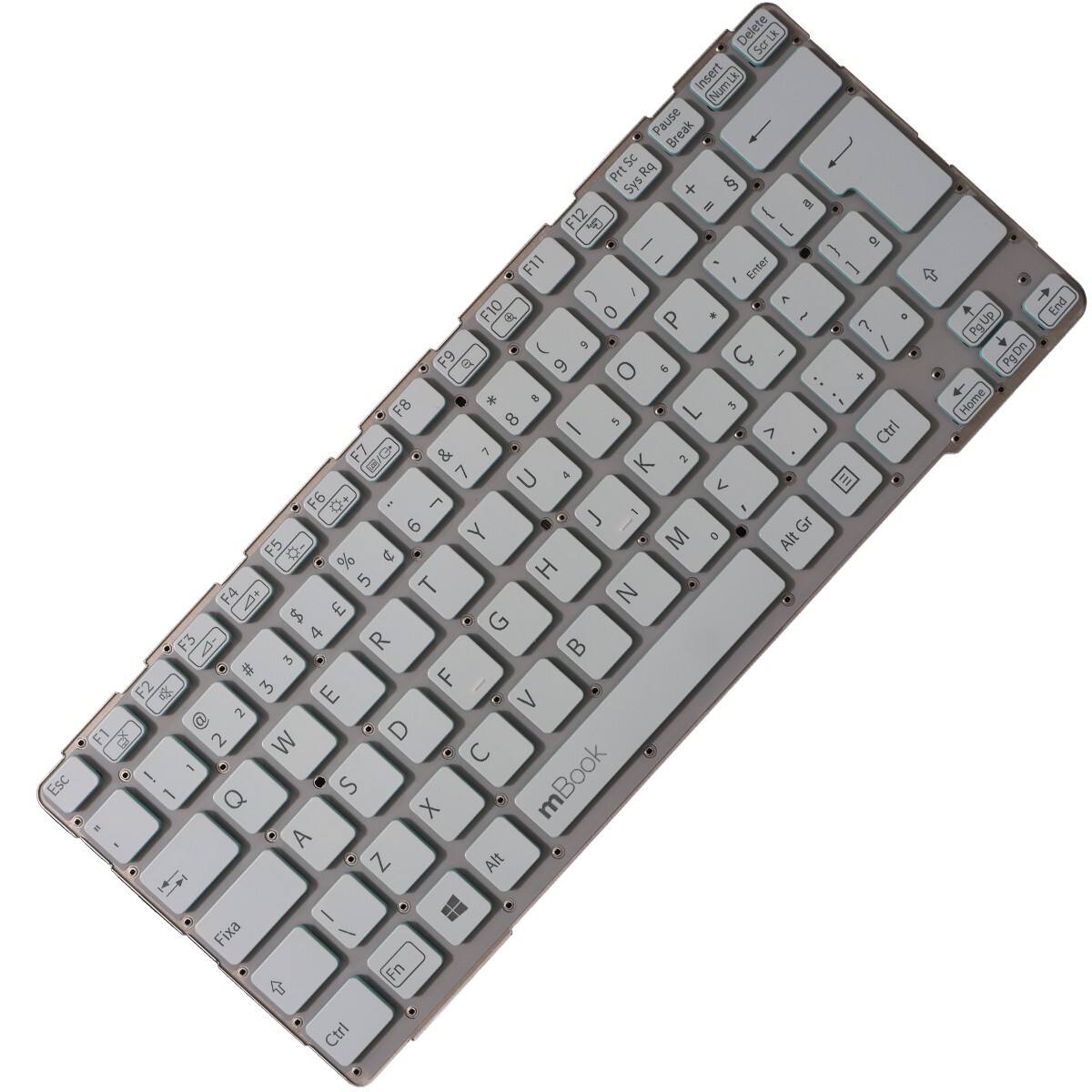 Teclado compatível Sony 55012FYA2B1-035-G com Ç, 