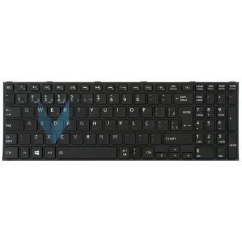 Teclado para Toshiba Satellite Pro R50-B com moldura tecla ç, 