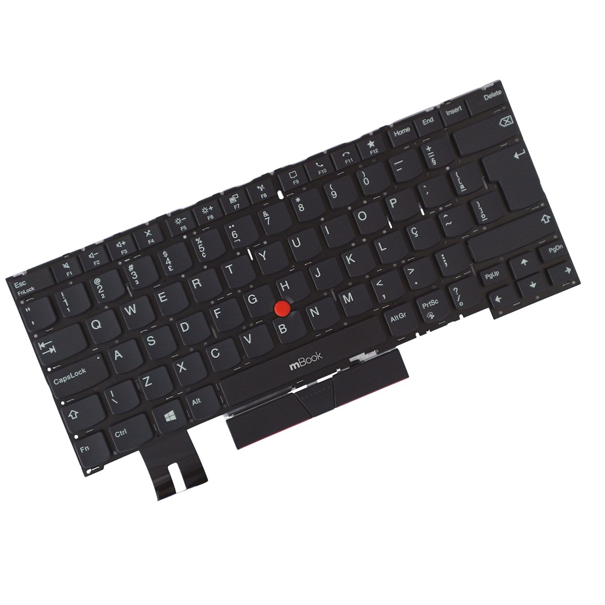 Teclado compatível com Lenovo SN20W19559 BR ABNT2, 
