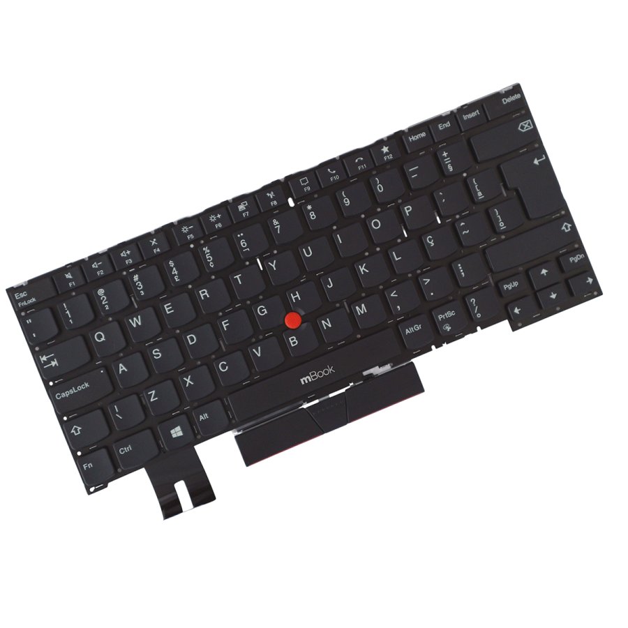 Teclado compatível com Lenovo PK131BR1B00 BR ABNT2, 