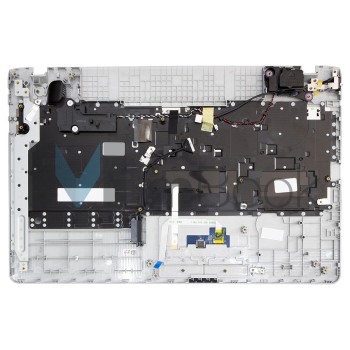 Palmrest com Teclado e Ç para Samsung NP270E5G NP270E5J, 