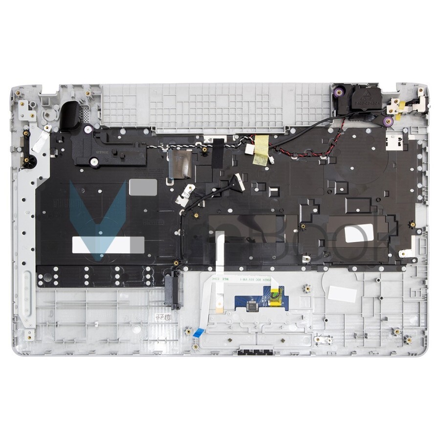 Palmrest com Teclado e Ç para Samsung NP270E5G NP270E5J, 