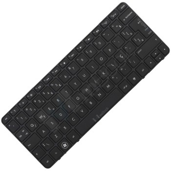 Teclado compatível com HP Mini 622344-201 preto com ç, 