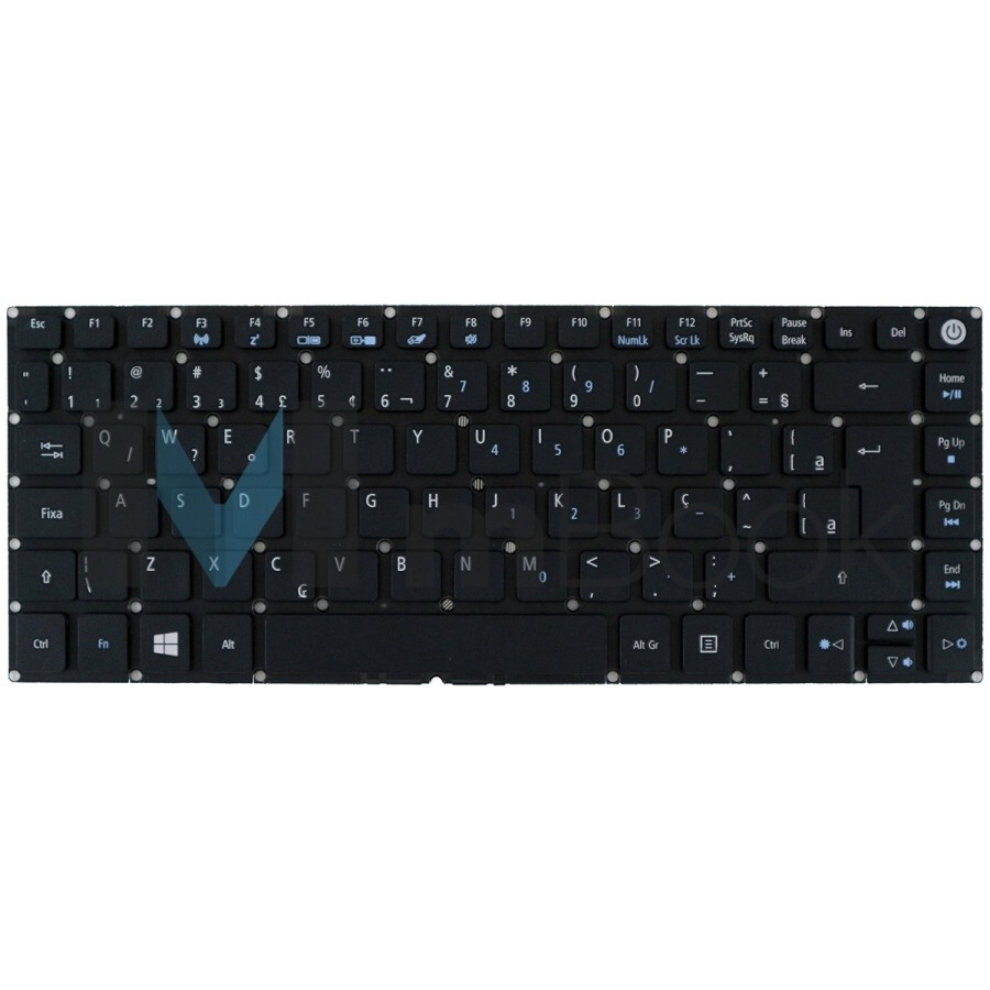 Teclado compatível Acer NKI141S04W BR sem Frame, 