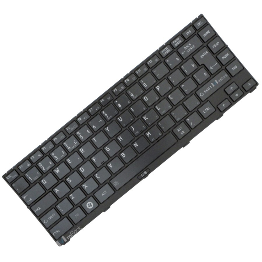 Teclado para Toshiba Satellite R805 sem trackpoint com ç, 