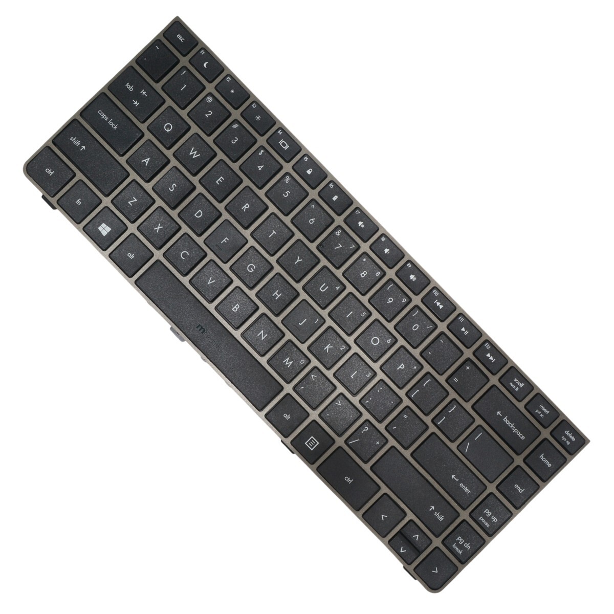 Teclado para HP 638178-001 com moldura americano, 
