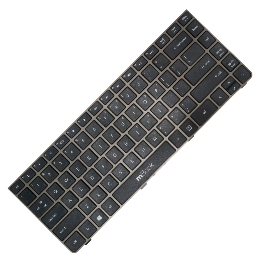 Teclado para HP 638178-001 com moldura americano, 