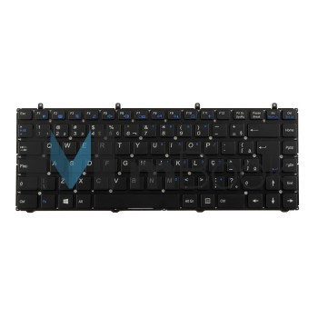 Teclado compatível com 6-80-W5470-330-1 com ç, 