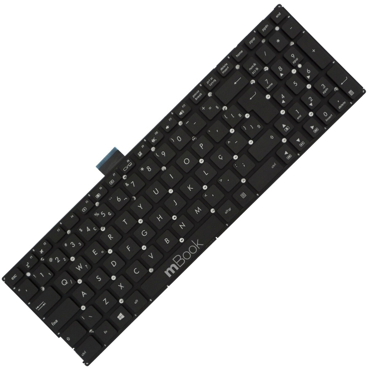 Teclado Asus Br Ç Compatível 0knb0-610ebr00, 