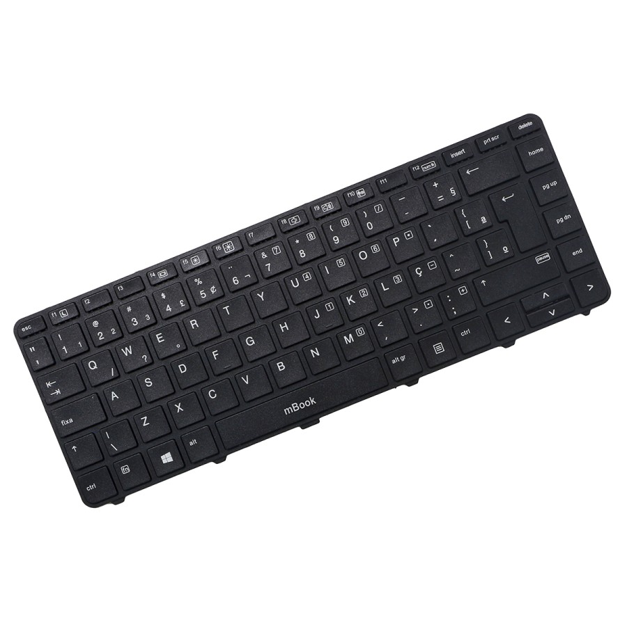 Teclado HP Probook compatível 826368-201 Luminoso, 