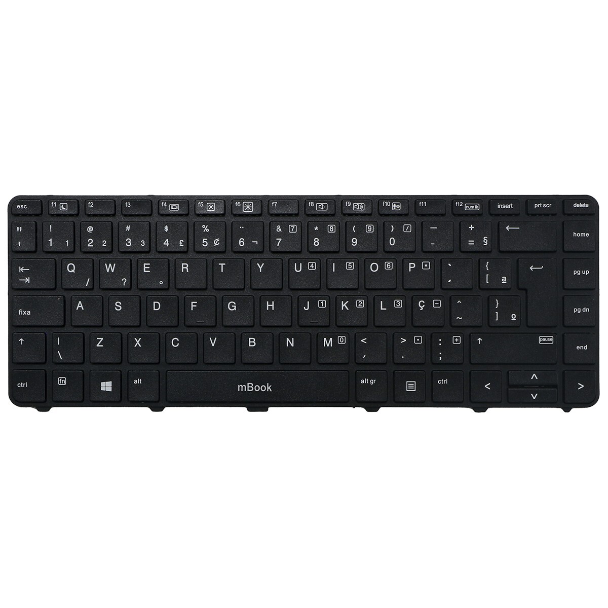 Teclado HP Probook compatível 935425-201 Luminoso, 