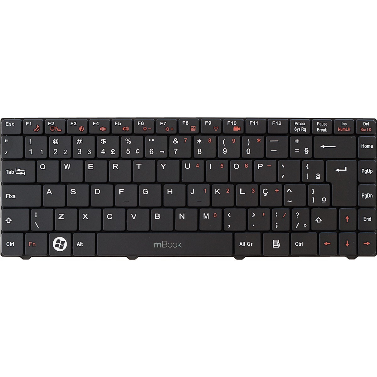 Teclado compatível V111330AK2 Semp Toshiba ABNT2, 