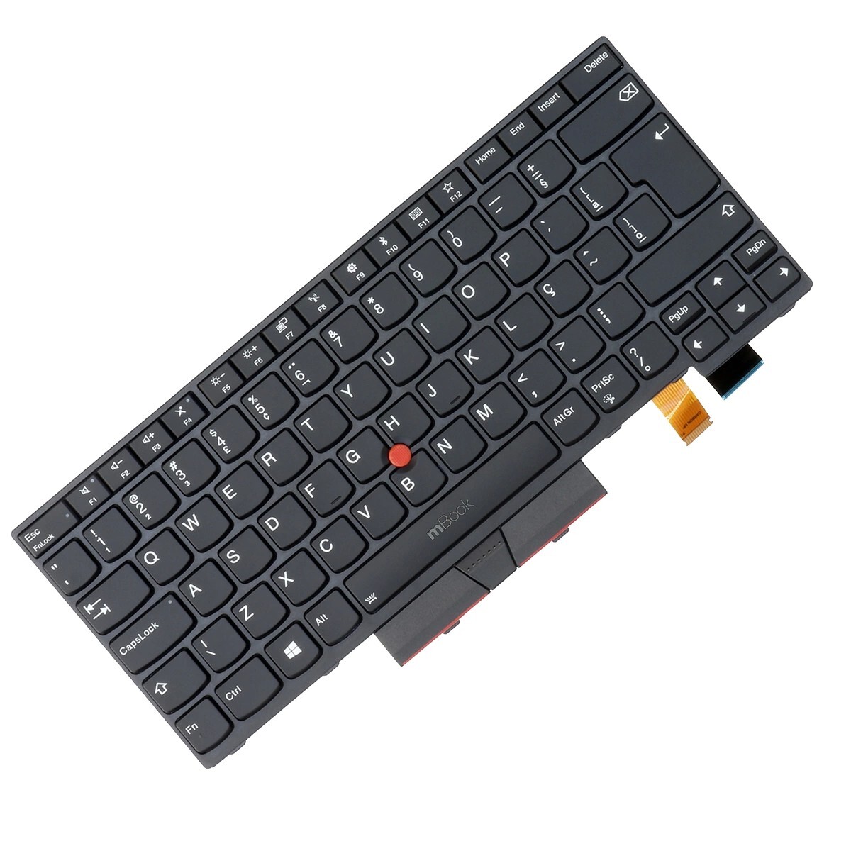Teclado Lenovo Thinkpad Br Ç Compatível 01ax573, 