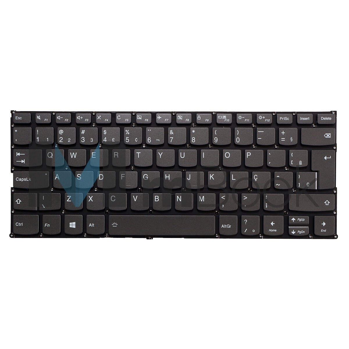 Teclado Lenovo Br Ç Compatível Sn20q40730, 