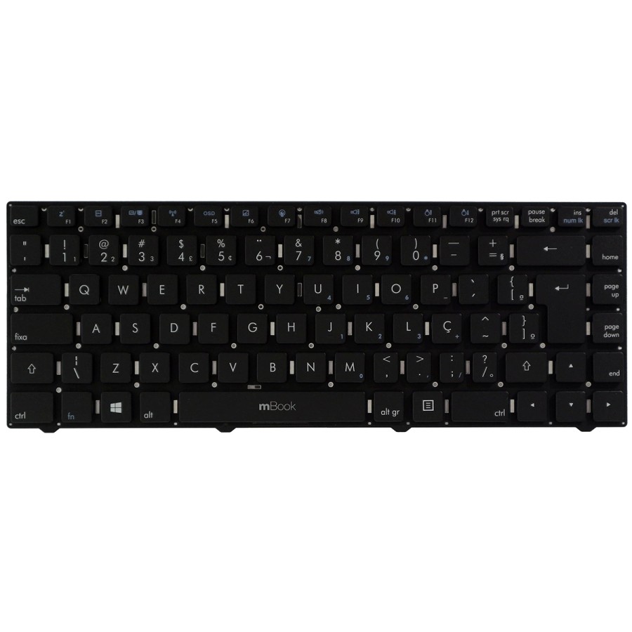 Teclado compatível MP-11J78PA-F51 com Ç, 