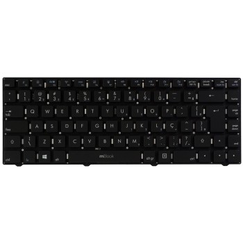 Teclado compatível MP-11J78PA-F51 com Ç, 