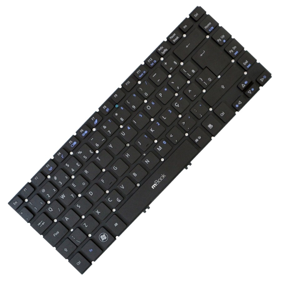 Teclado compatível Acer MP-11F76PA-4424W com Ç, 