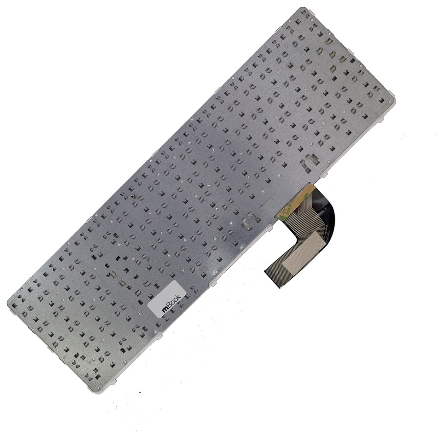 Teclado compatível Sony 9Z.N6CBQ.D01 branco com moldura, 