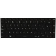 Teclado compatível Lenovo PK130GL3A19 com moldura e Ç, 