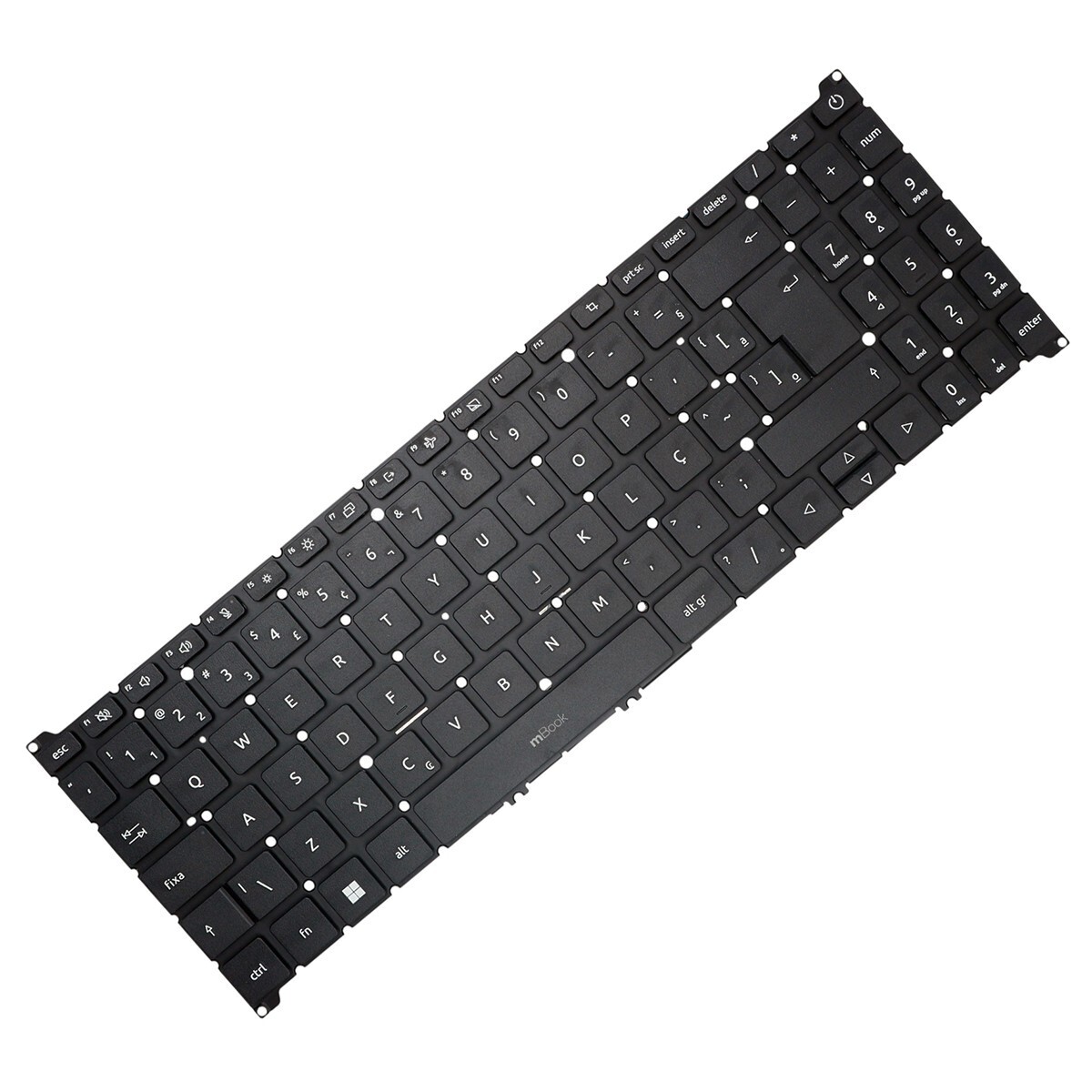 Teclado com iluminação para Acer A515-57-51W5 Brasil com ç, 