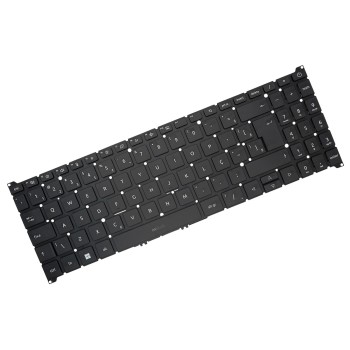 Teclado com iluminação para Acer ANV15-51-53CS Brasil com ç, 