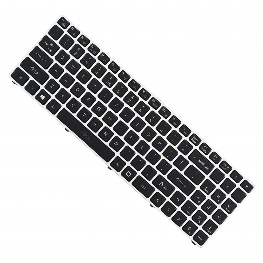 Teclado compatível com Avell MP-12K73US-920, 