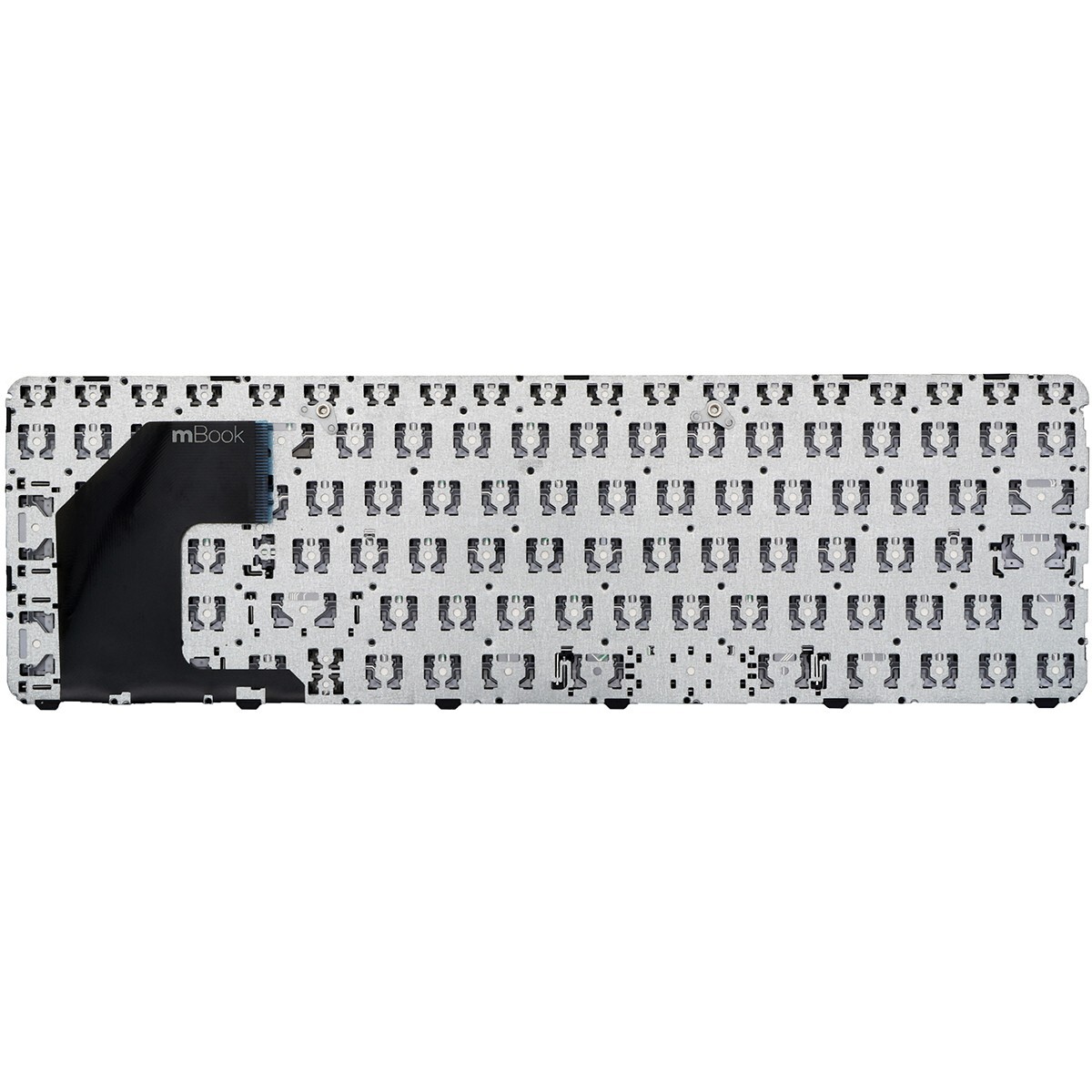 Teclado compatível com HP 703915-001 com moldura, 