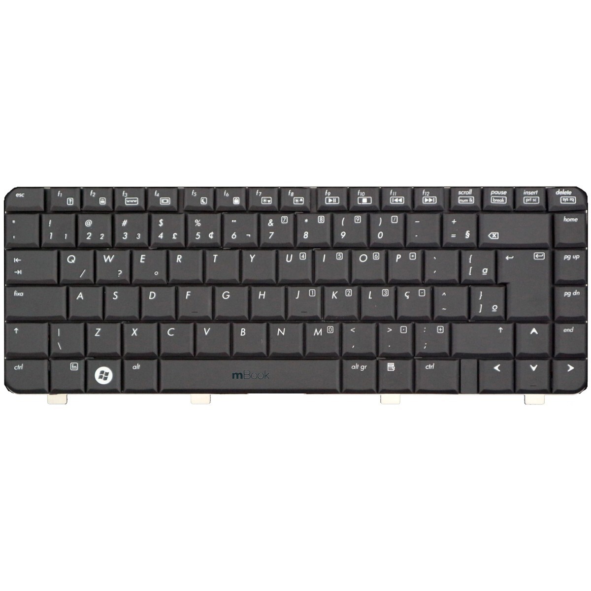 Teclado compatível com HP PK1302E0200 americano, 