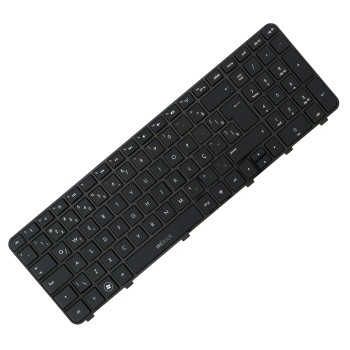 Teclado com moldura para HP dv6-6002er, dv6-6002sa com ç, 