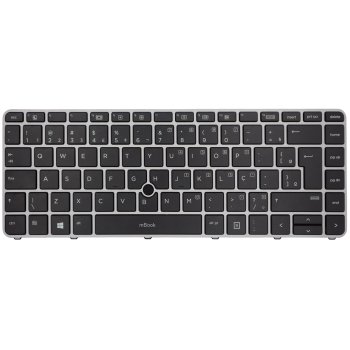 Teclado compatível HP 821177-201 ABNT BR e Ç, 