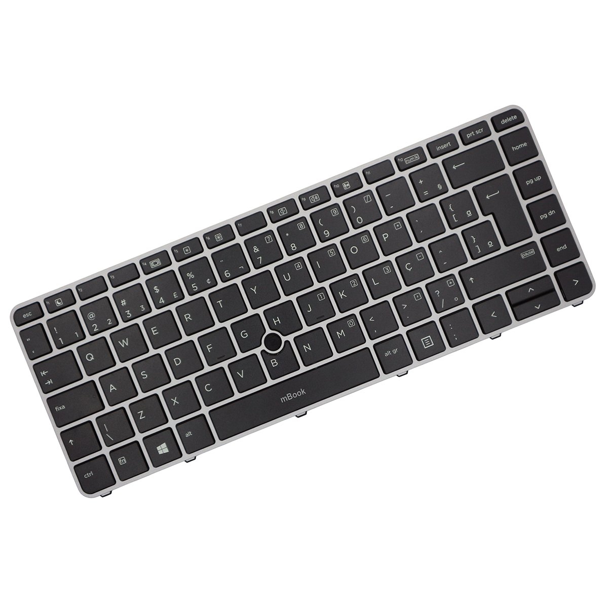Teclado compatível HP 836308-201 ABNT BR e Ç, 