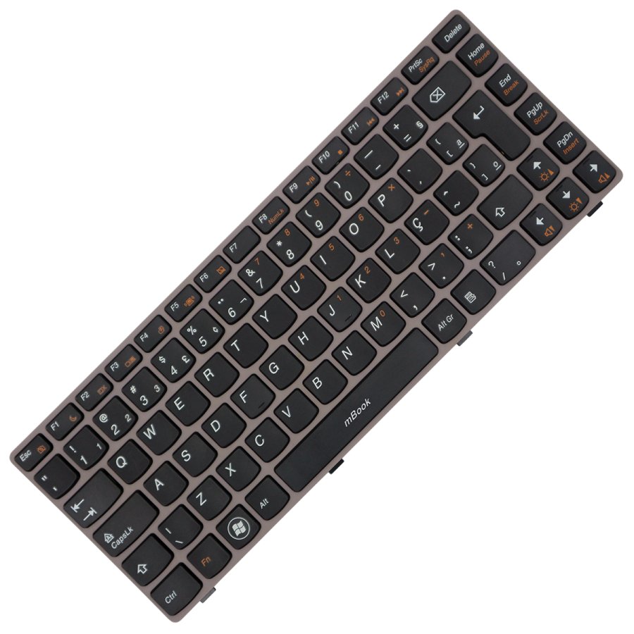 Teclado compatível com Lenovo 9Z.N5TSQ.K1B, 